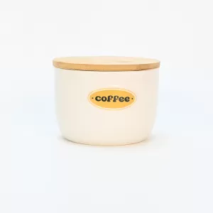 Coffee Storage Jar with Wood Lid
