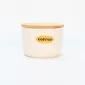 Coffee Storage Jar with Wood Lid