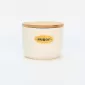 Sugar Storage Jar with Wood Lid