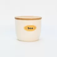 Tea Storage Jar with Wood Lid