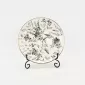 Gold-Ink Floral Bird Plate