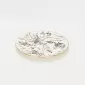 Gold-Ink Floral Bird Plate
