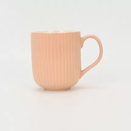 Heartstrings Mug-cream pink