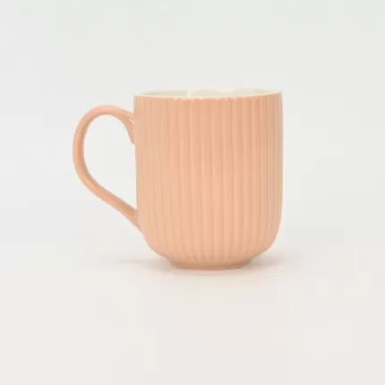 Heartstrings Mug-cream pink