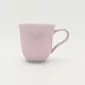 Heart Embossed Mug-cream puple