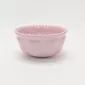 Heart Embossed Bowl-cream puple