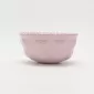 Heart Embossed Bowl-cream puple