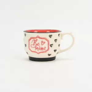 heart ceramic mug, pastel coffee mug, candy-style mug, sweet love mug, cute lettering mug, dreamy mug, pink aesthetic cup, kawaii ceramic cup, colorful heart pattern mug, gift mug for her