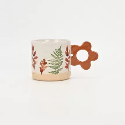Botanical Floral Handle Mug-1