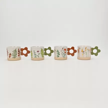 Botanical Floral Handle Mug-4