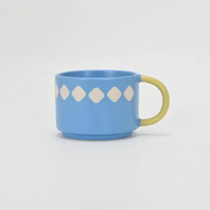Dopamine Geometry Mug–blue