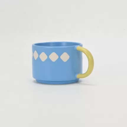 Dopamine Geometry Mug–blue