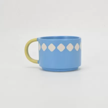 Dopamine Geometry Mug–blue