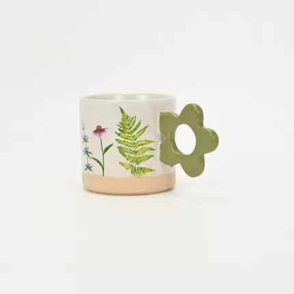 Botanical Floral Handle Mug-2