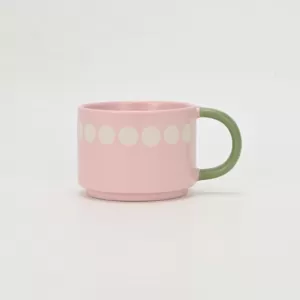 Dopamine Geometry Mug–Blush Nude