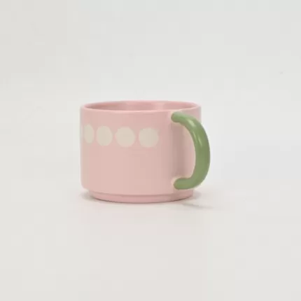 Dopamine Geometry Mug–Blush Nude