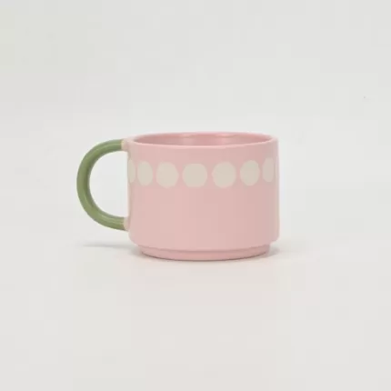 Dopamine Geometry Mug–Blush Nude