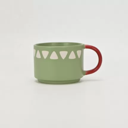 Dopamine Geometry Mug–green