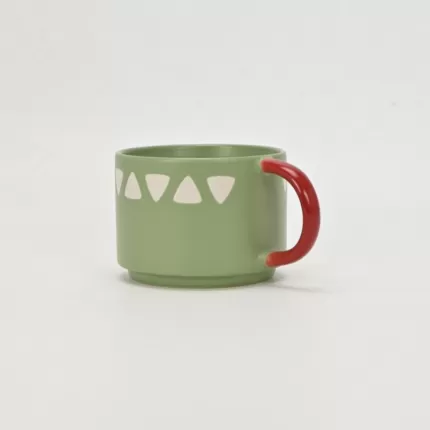 Dopamine Geometry Mug–green