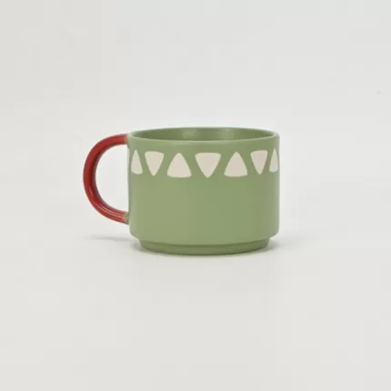 Dopamine Geometry Mug–green