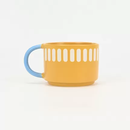 Dopamine Geometry Mug–orange