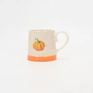 vintage pumpkin mug, ceramic pumpkin cup, fall themed mug, autumn ceramic mug, retro pumpkin design mug, thanksgiving mug, harvest season drinkware, pumpkin spice mug, rustic fall home decor, cute cer
