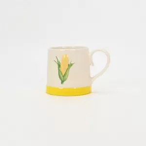 corn ceramic mug, vintage corn mug, corn pattern coffee mug, yellow ceramic mug, farmhouse mug, corn ceramic mug, vintage corn mug, corn pattern coffee mug, yellow ceramic mug, farmhouse mug