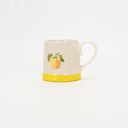 Happy Veggie Mug-yellow bell pepper