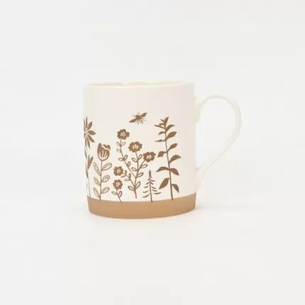 Floral Alphabet Mug-1