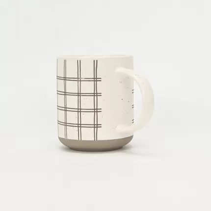 Striped Geometric Mug