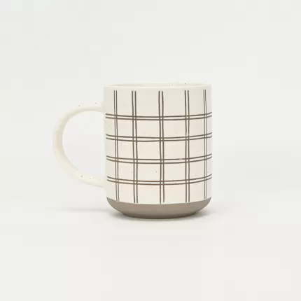 Striped Geometric Mug