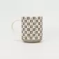 Polka Dot Checkered Geometric Mug