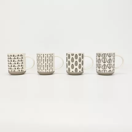 Bamboo Joint Geometric Mug