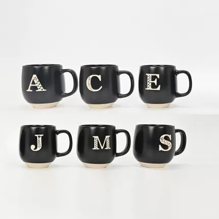 Floral Alphabet Mug-5