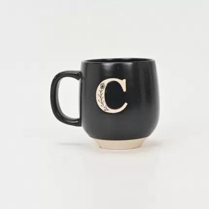 Floral Alphabet Mug-2