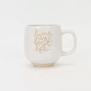 floral handle ceramic mug, nature-inspired coffee mug, botanical print ceramic cup, rustic clay texture mug, plant-themed tea mug, aesthetic nature mug