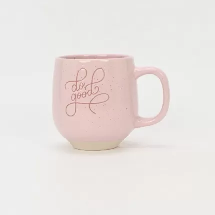 Floral Quotes Mug-pink