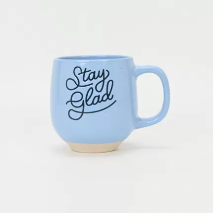 Floral Quotes Mug-blue