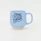 Floral Quotes Mug-blue