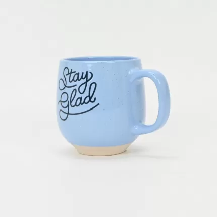 Floral Quotes Mug-blue