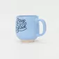 Floral Quotes Mug-blue