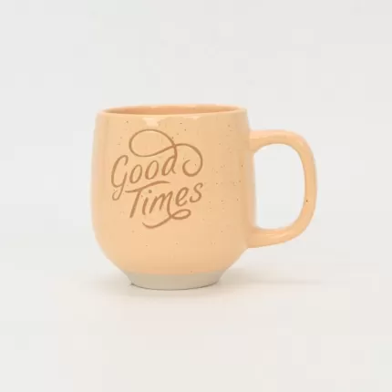 Floral Quotes Mug-yellow