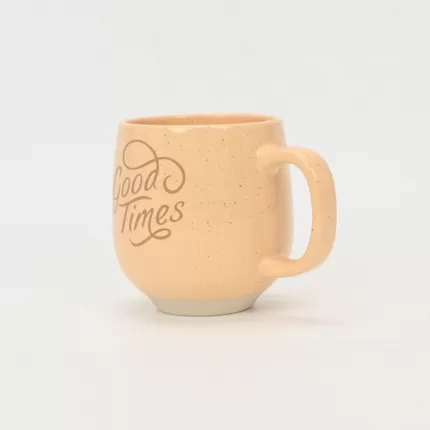Floral Quotes Mug-yellow