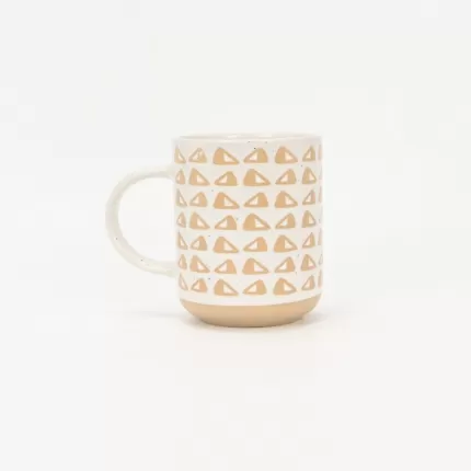 Mountain Geometry Mug-orange