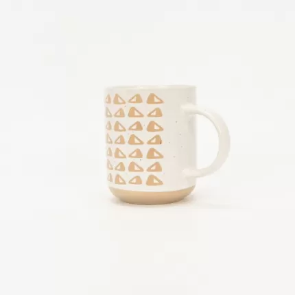 Mountain Geometry Mug-orange