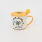 Bee Wreath Mug with Lid