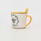 Bee Wreath Mug with Lid