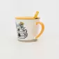 Bee Loved Blossoms Mug with Lid