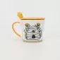 Bee Loved Blossoms Mug with Lid