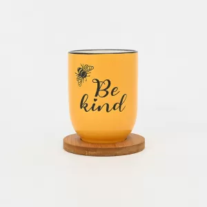 Bee Quote Mug-yellow